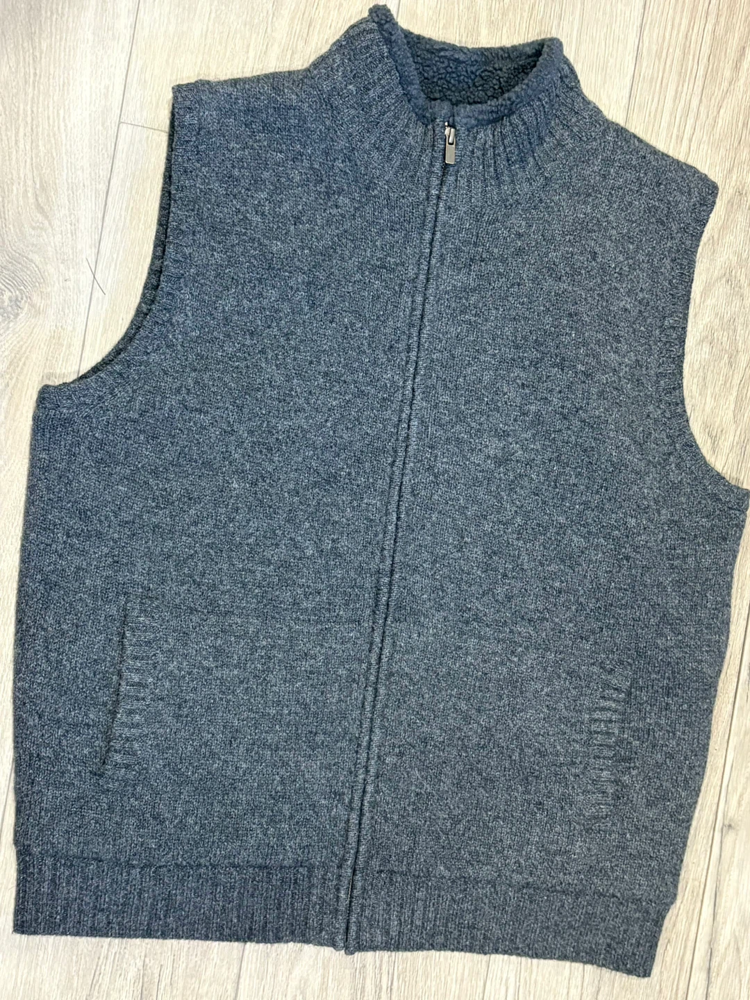 L.L.Bean Wool Blend Vest with pockets - L-Reg