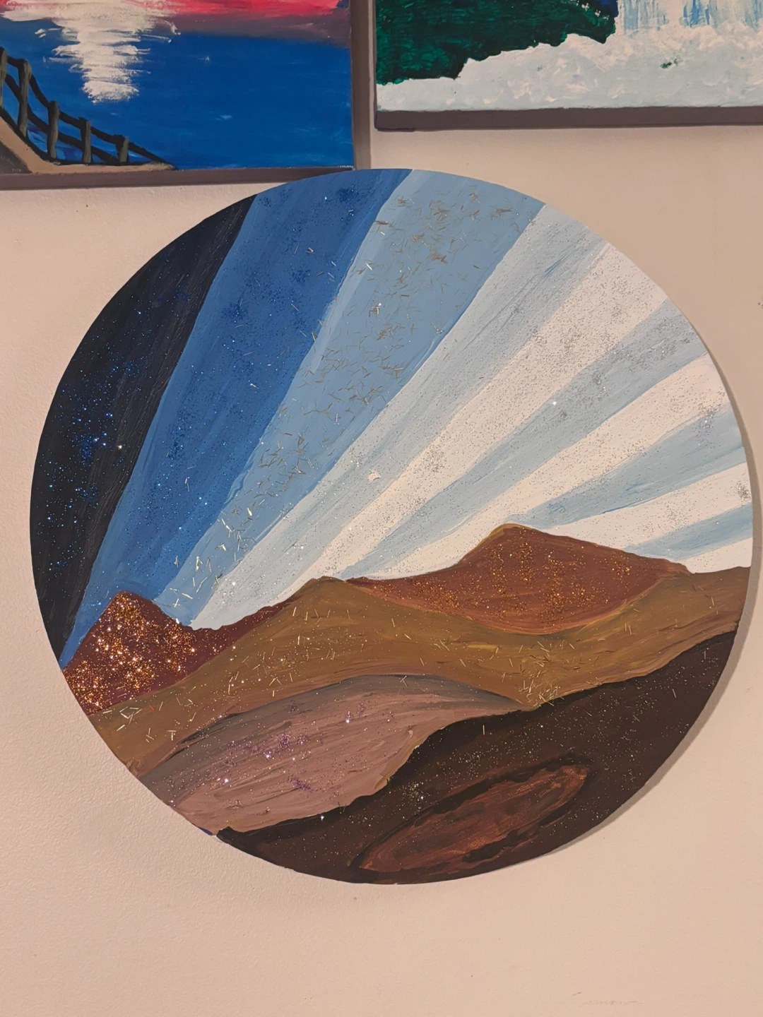 Textured wall art