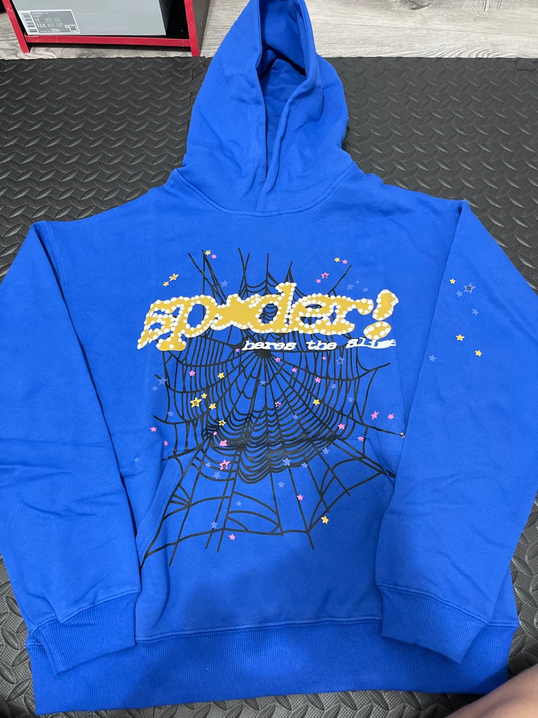 Sp5der Hoodie - Blue, Size M - photo 2
