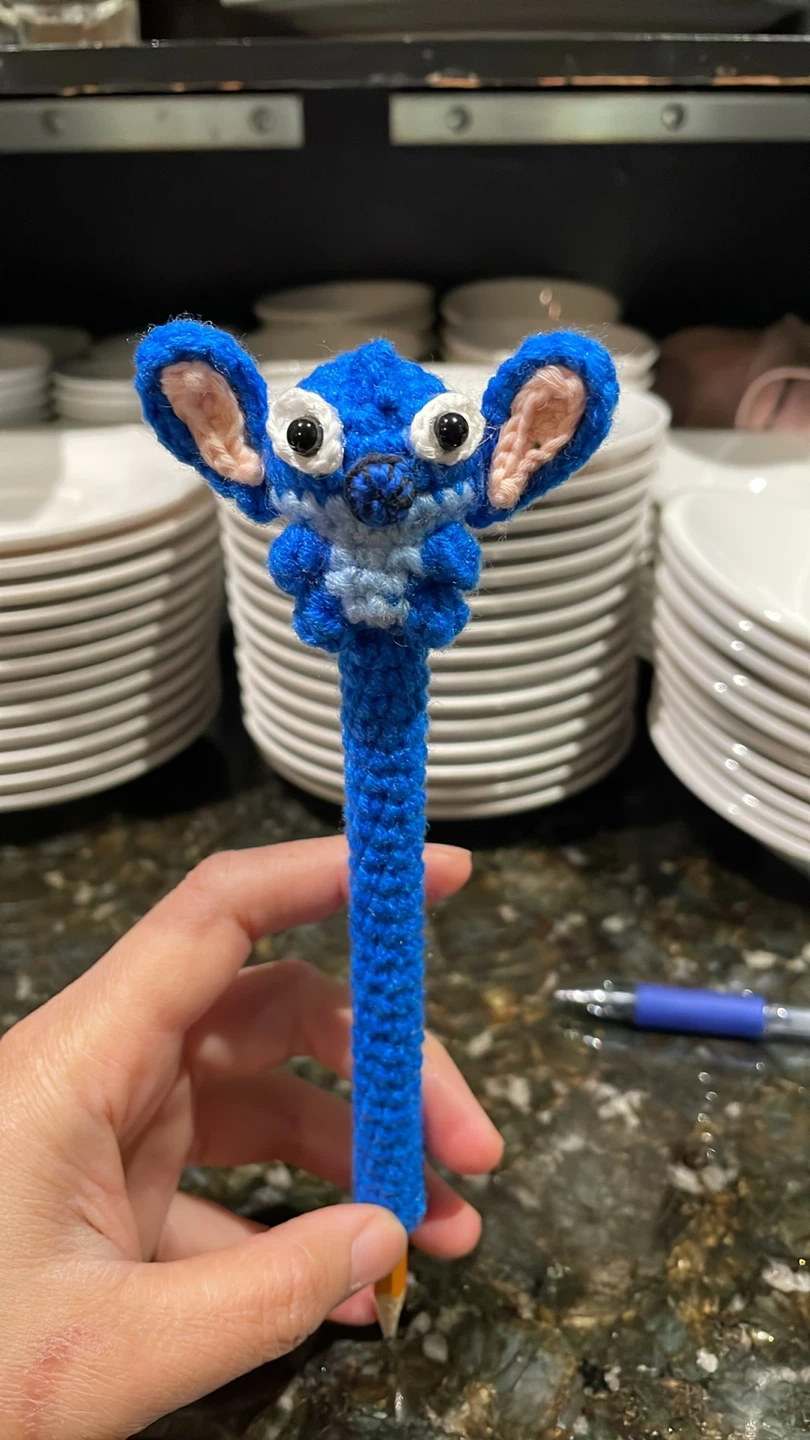 Handmade Crochet Character Pencil Toppers - photo 2