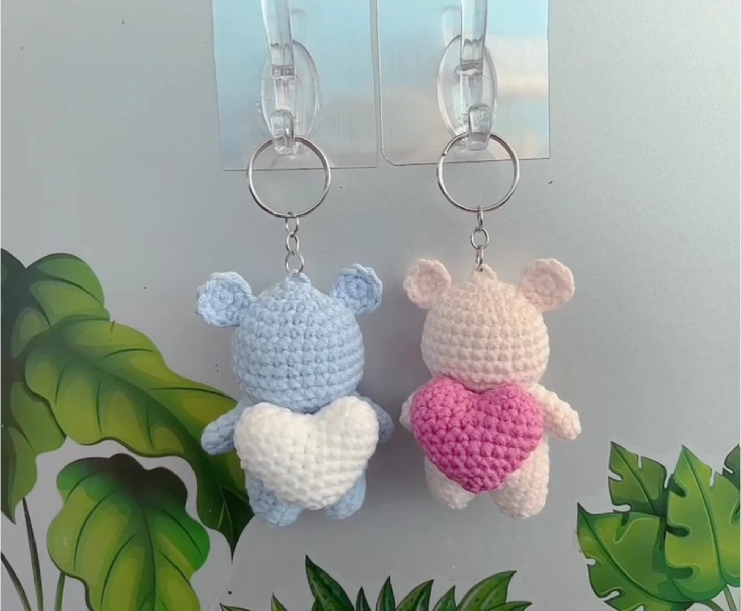 Crochet Bear Keychain - Handmade - photo 4