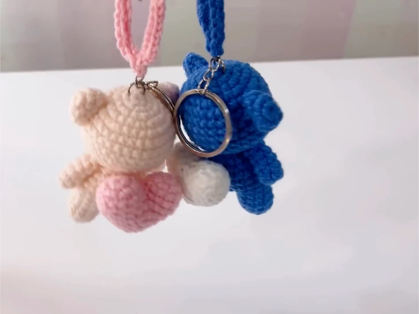 Crochet Bear Keychain - Handmade - photo 3