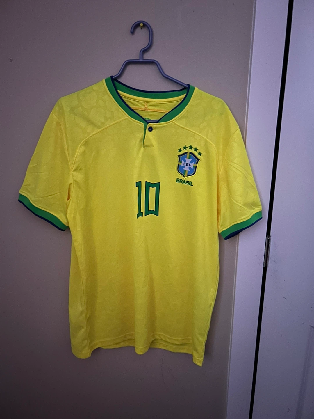 Neymar Jr. Brazil Soccer Jersey & Shorts Set🥕