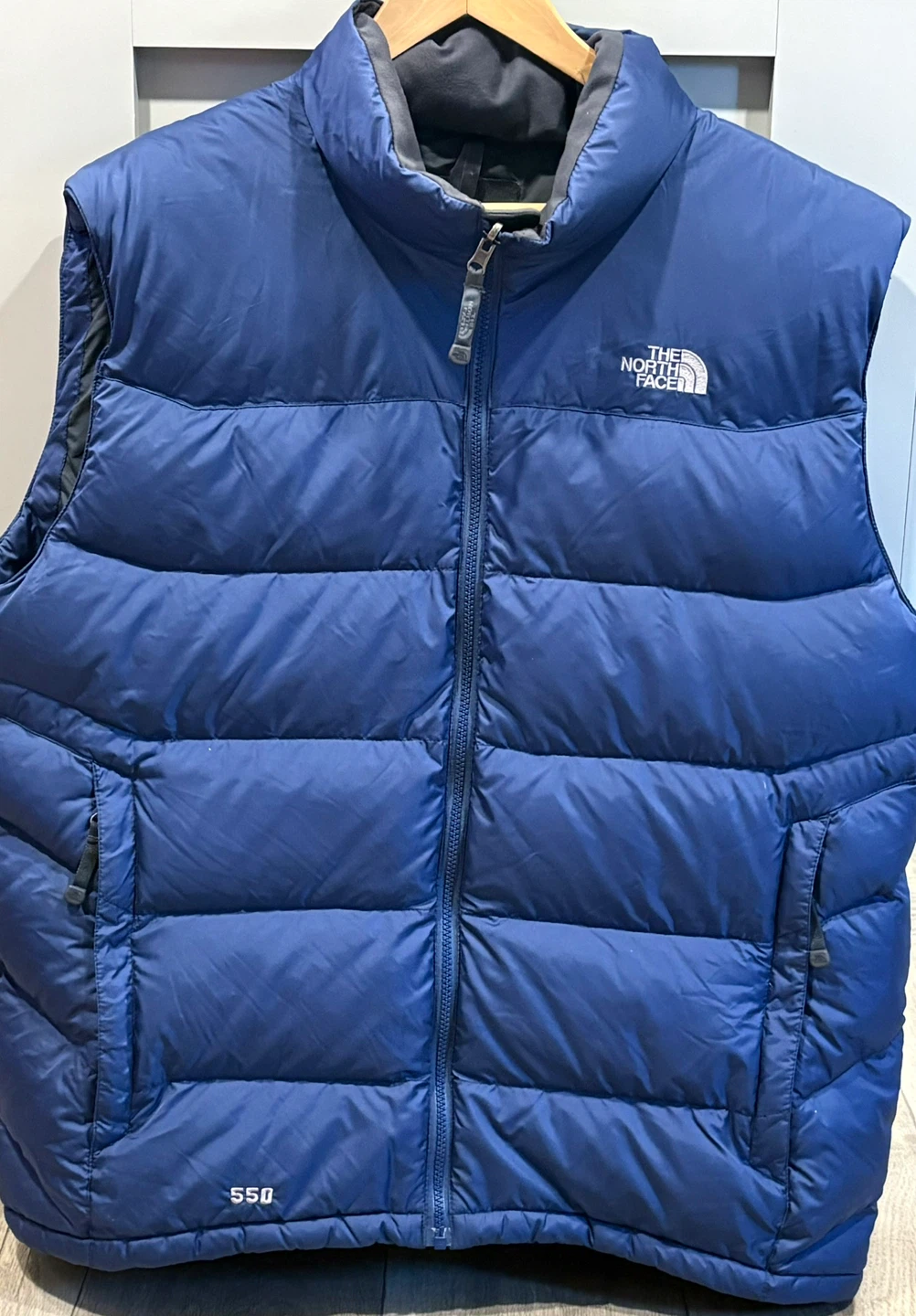 The North Face 550 Down XL Vest - Blue