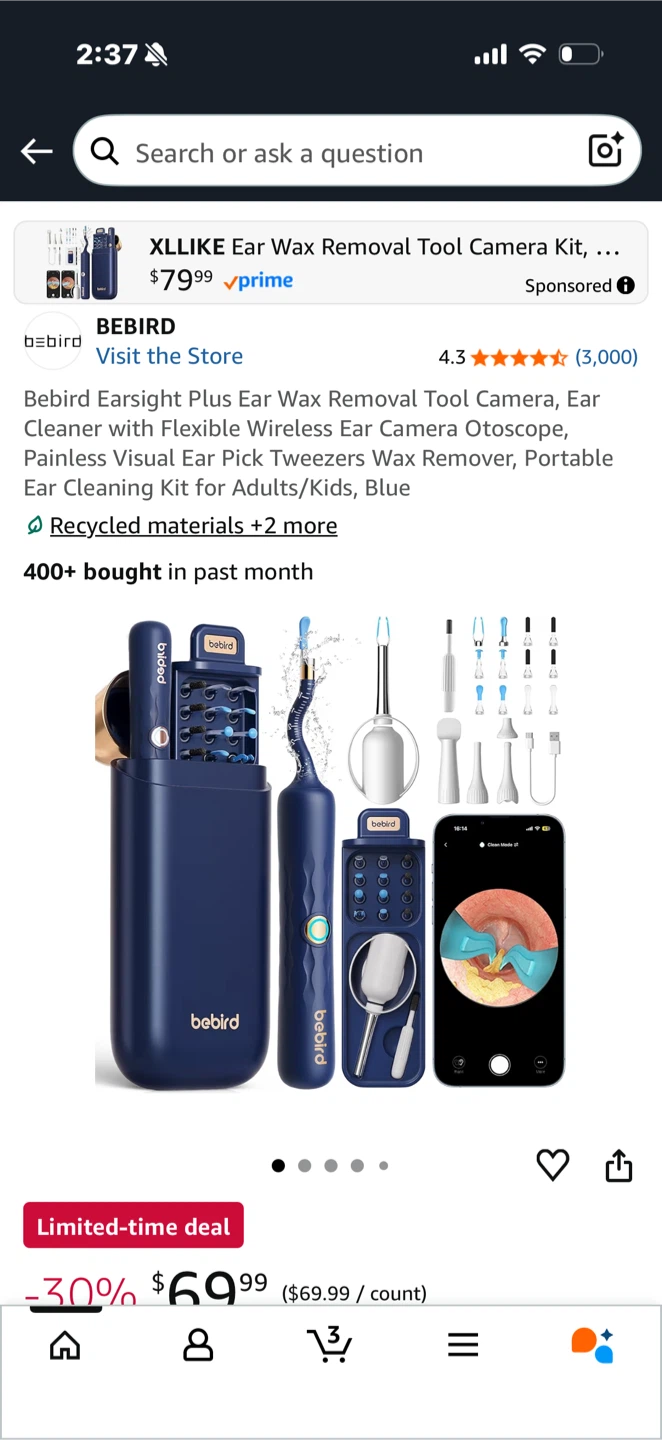 Bebird EarSight Plus Ear Cleaner Kit - New - photo 3