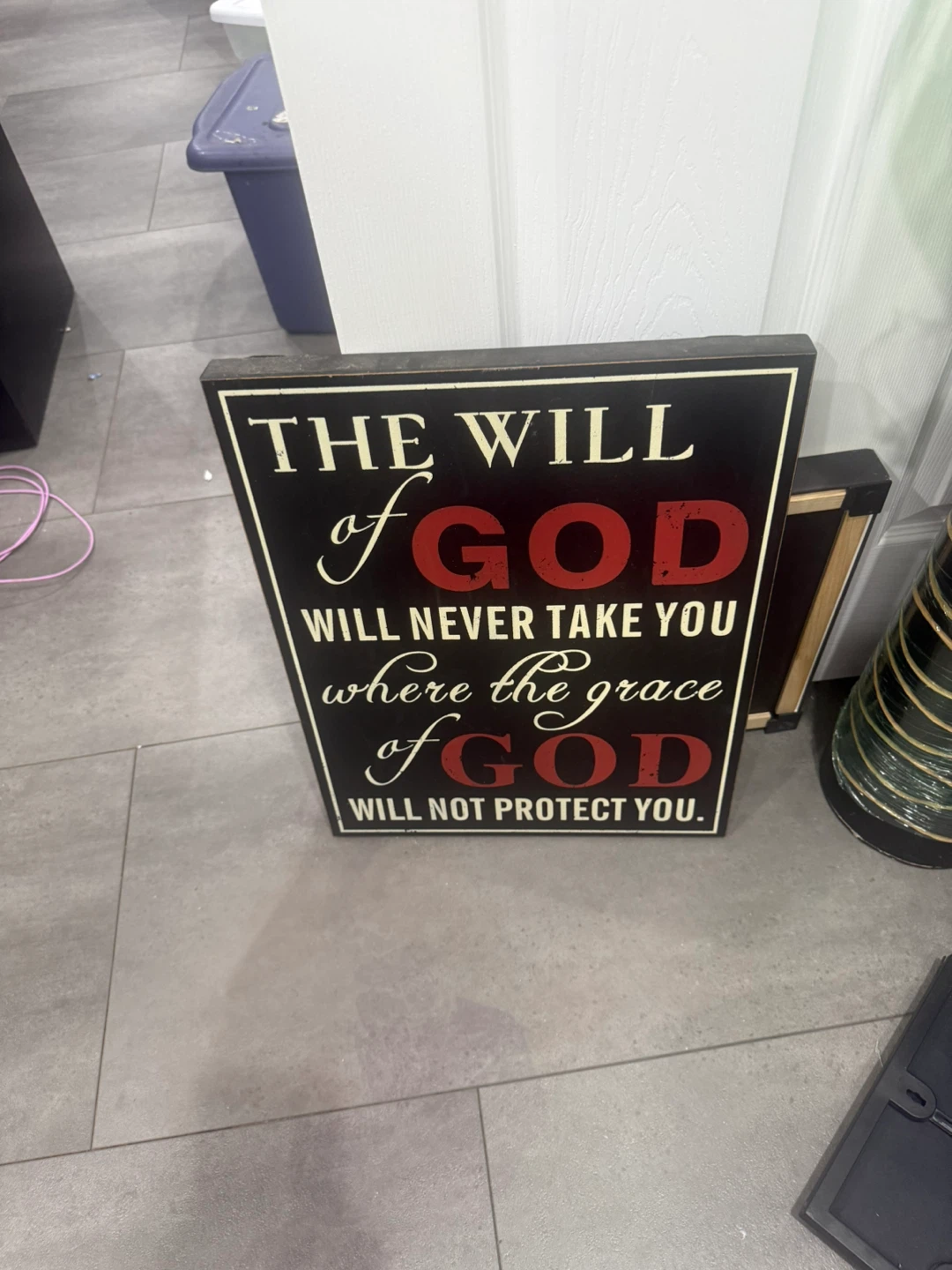 The Will of God Wall Decor