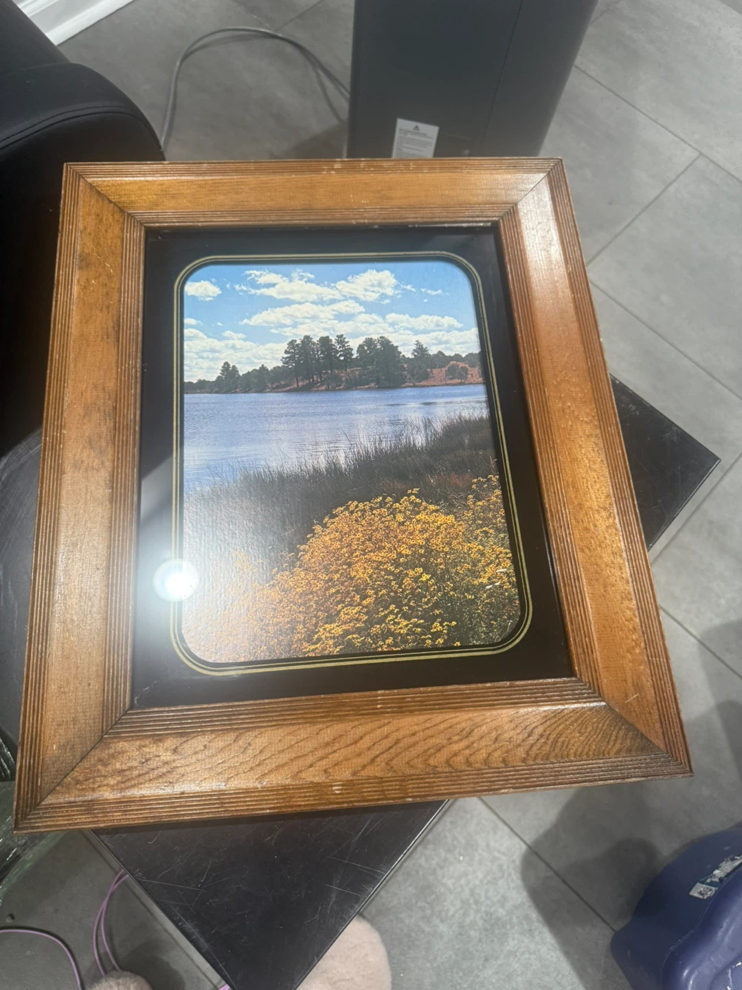 Wooden Framed Landscape Art