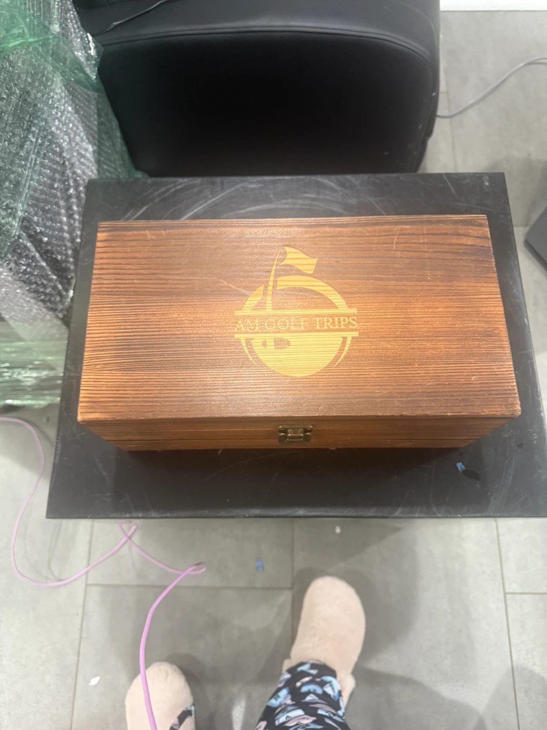 AM Colt Trips Whiskey Set in Wooden Box