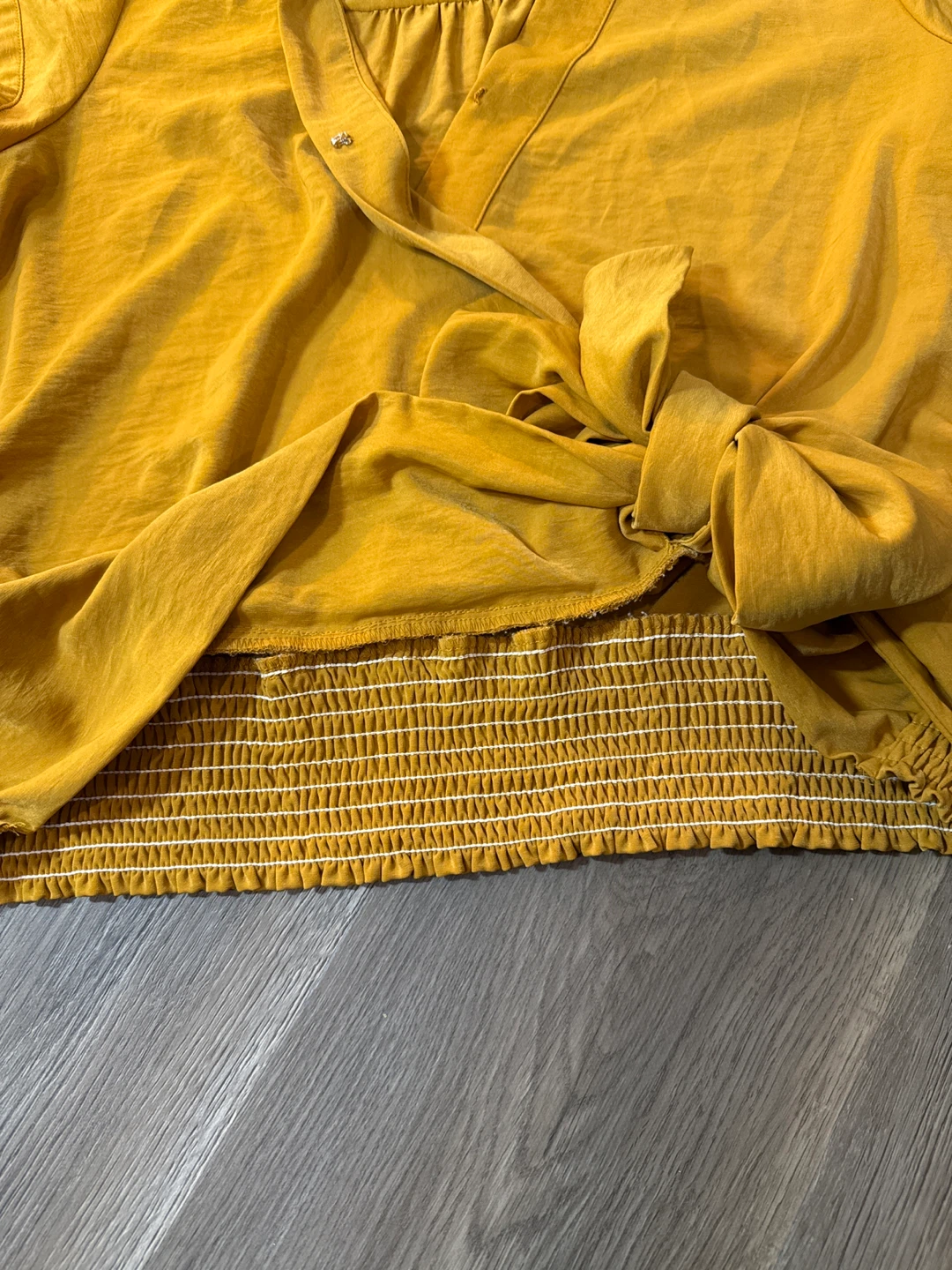 Nine West Gold Wrap Top - Size XL - photo 5