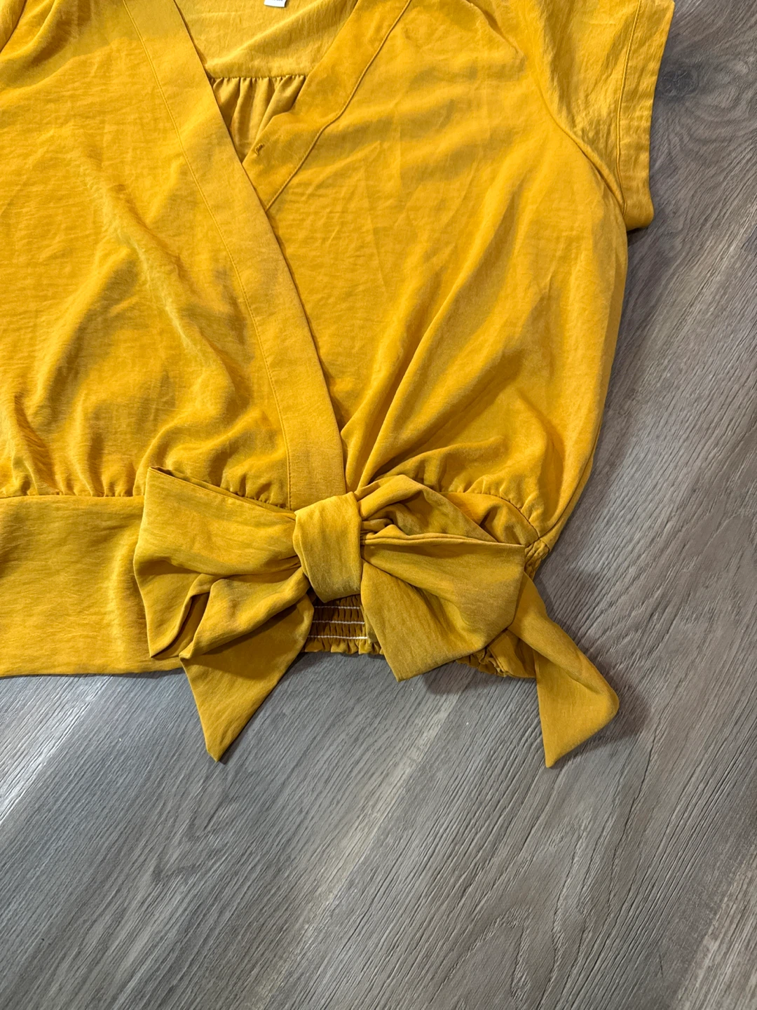 Nine West Gold Wrap Top - Size XL - photo 3