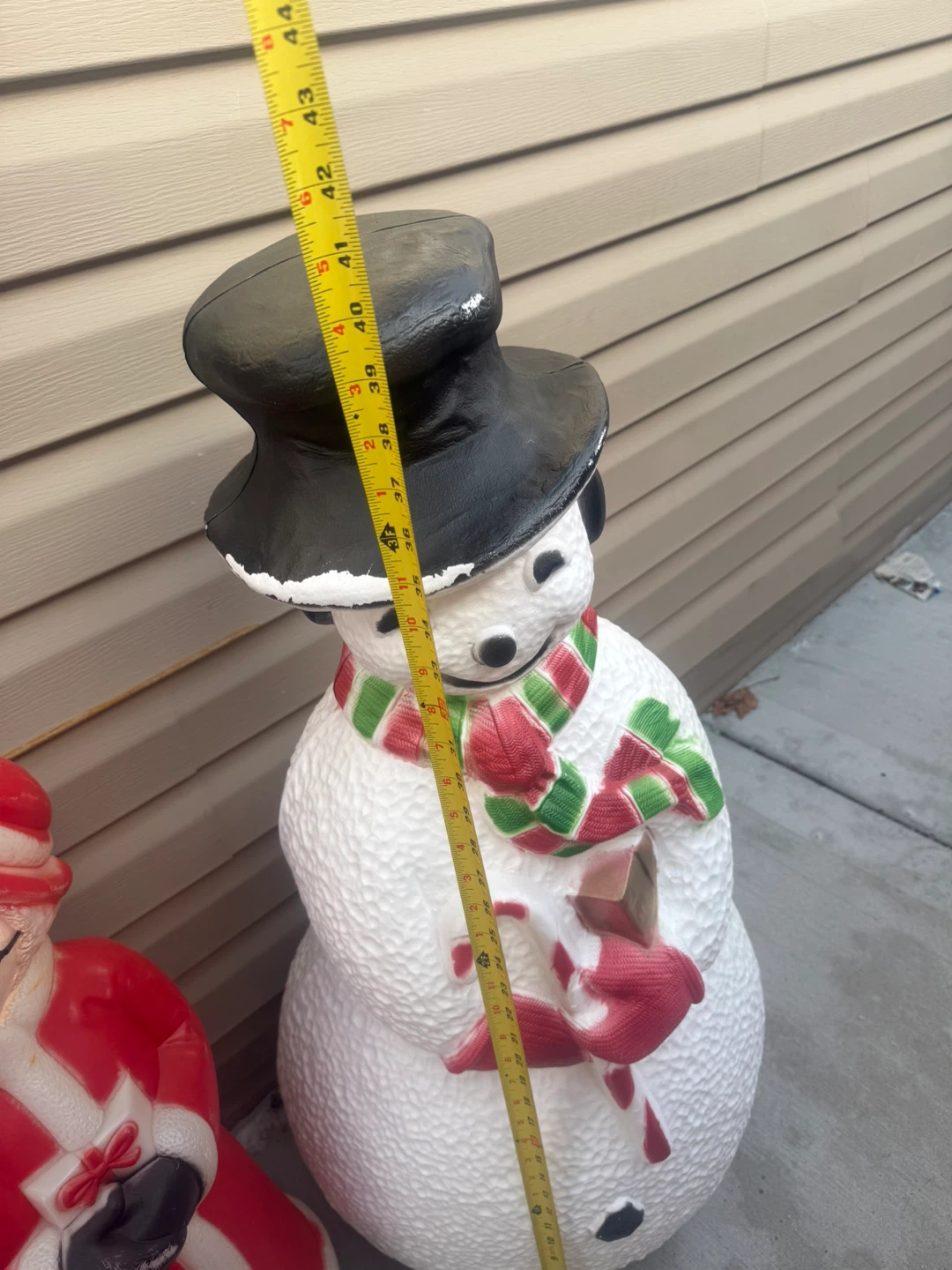 Vintage Blow Mold Snowman - 41 Inches Tall - photo 2