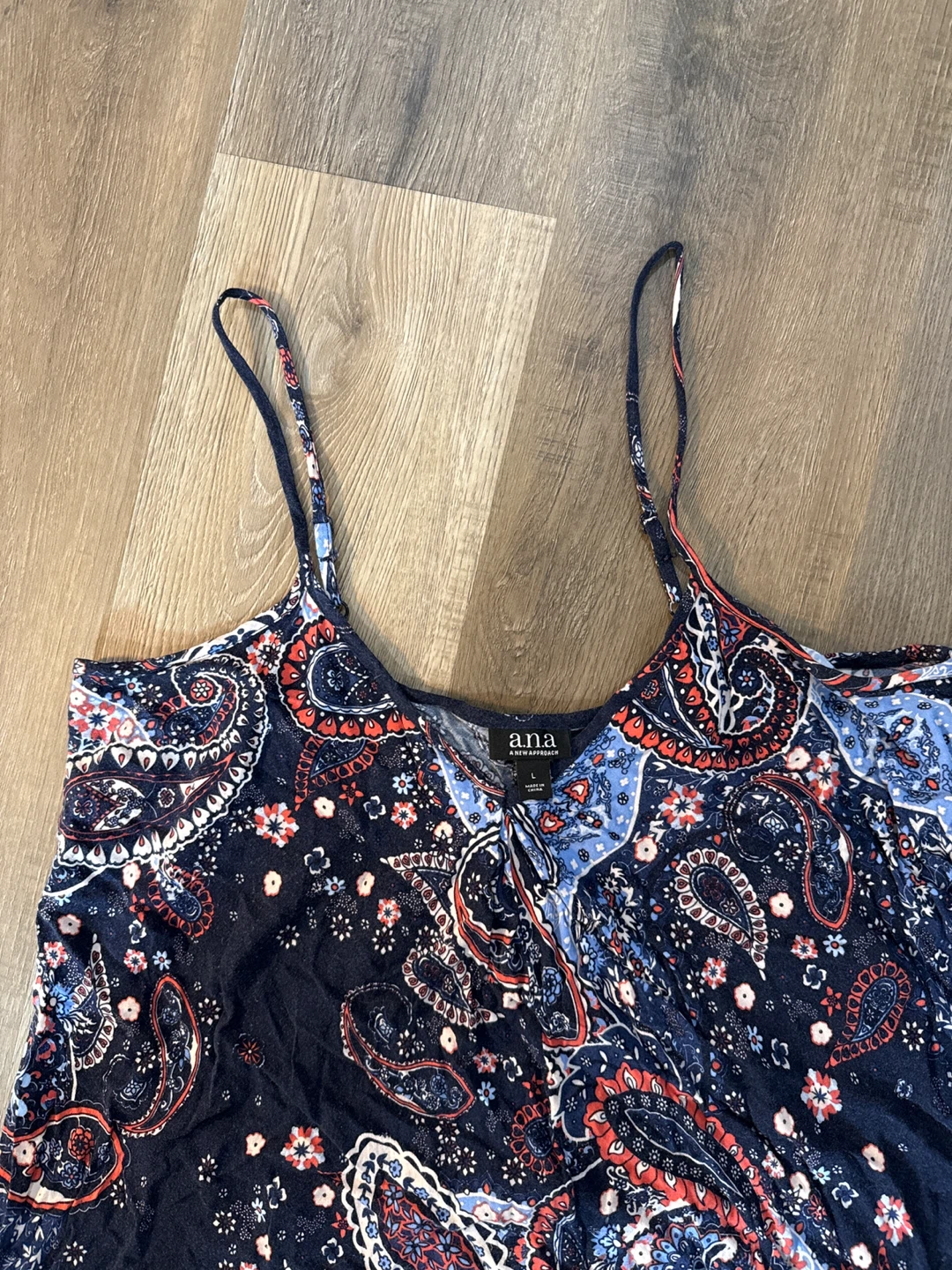 a.n.a Paisley Print Dress - Size L - photo 2