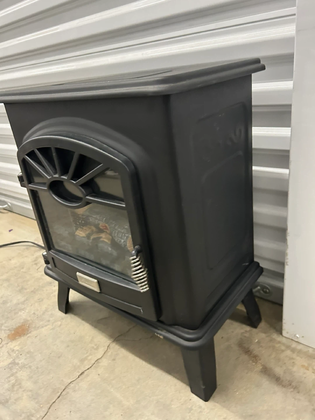 Black Electric Fireplace Heater - photo 3