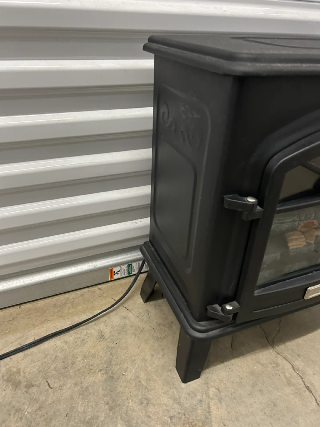 Black Electric Fireplace Heater - photo 4