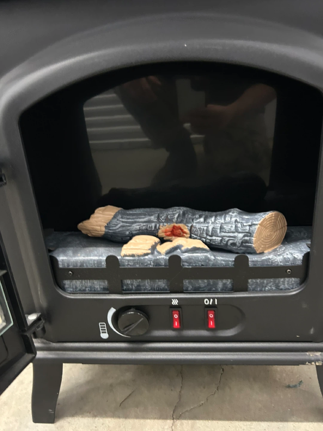 Black Electric Fireplace Heater - photo 5