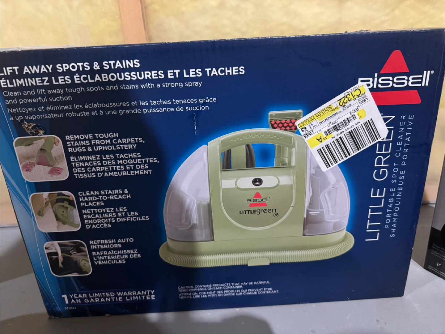 Bissell Little Green Portable Spot Cleaner - photo 3