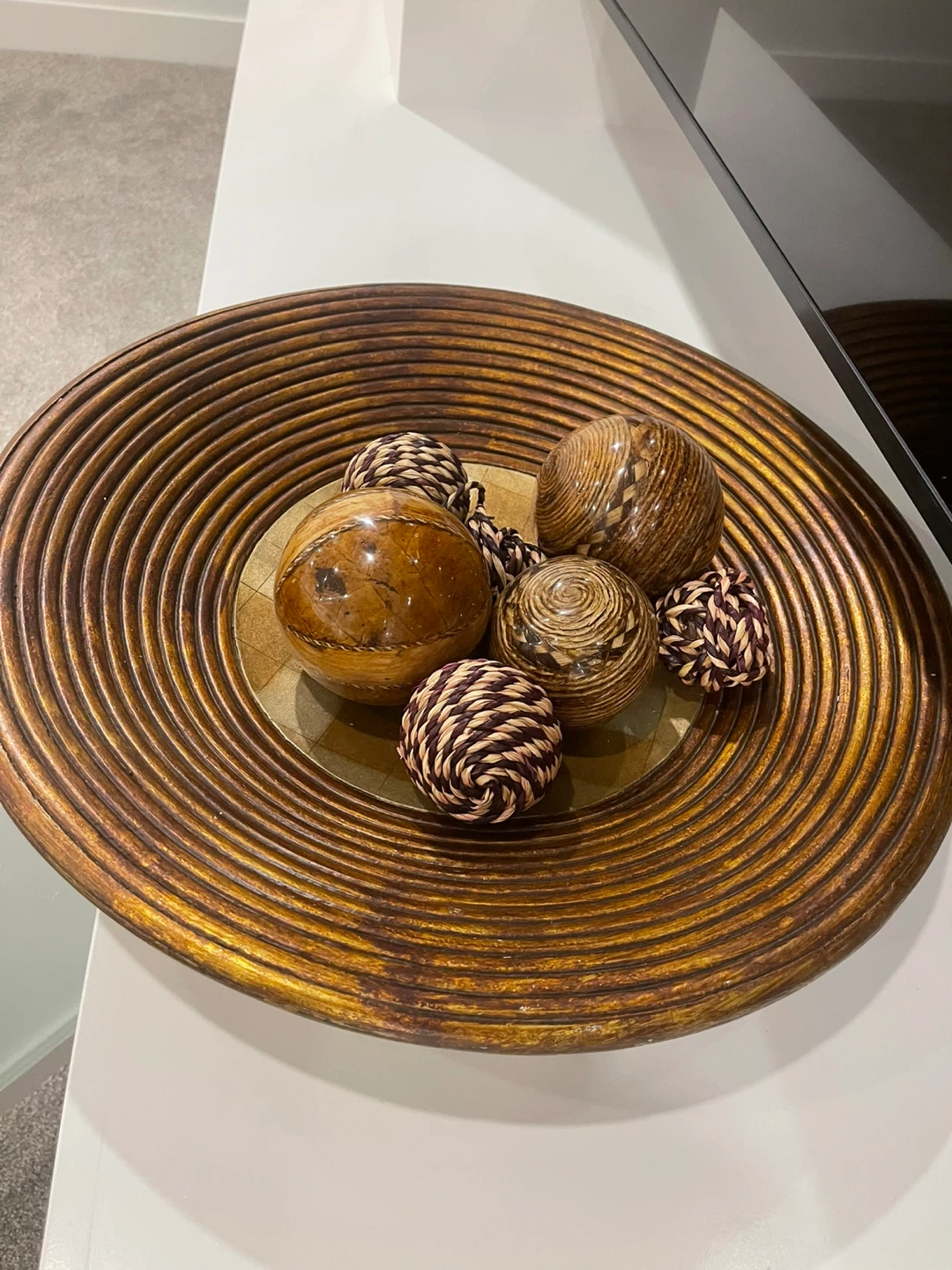 Decorative Bowl with Orbs 🥕 - photo 4