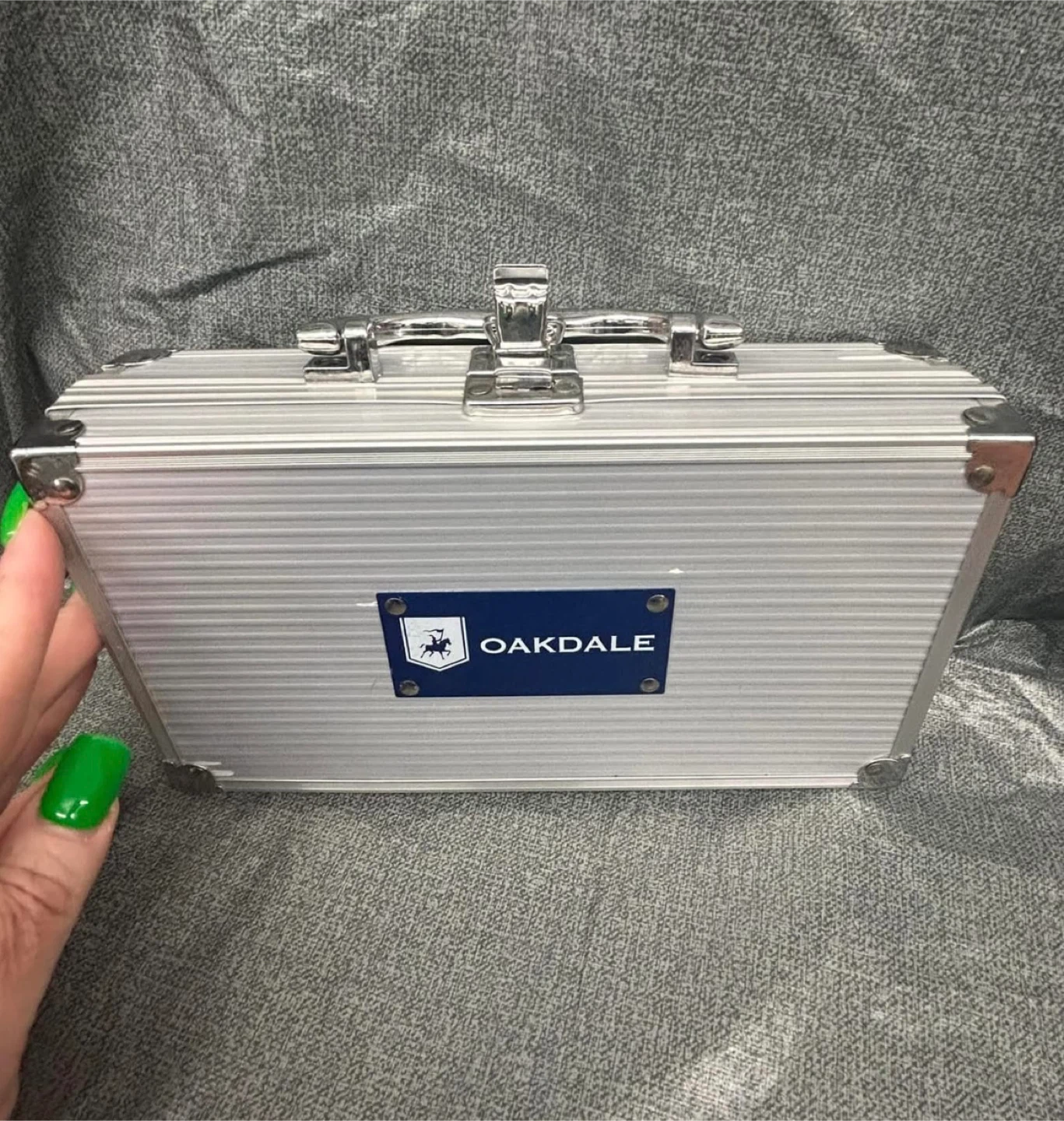 Oakdale Stainless Steel Fork & Knife Set / fancy box - photo 2