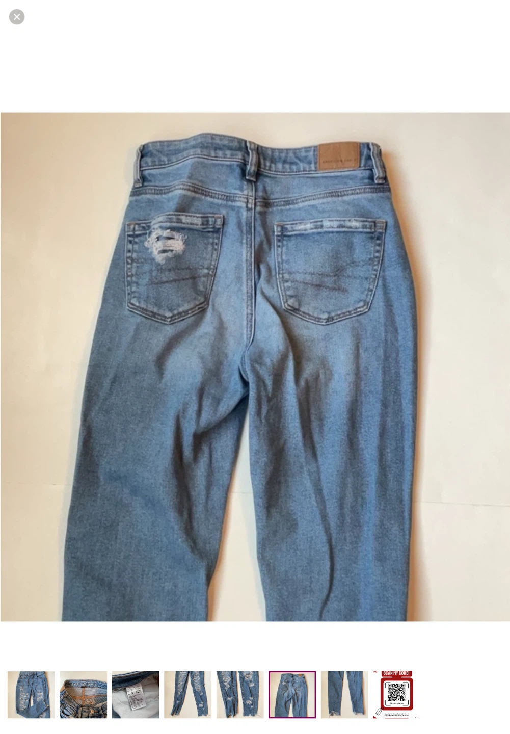 American Eagle Distressed Mom Jeans - Size 00 - photo 4