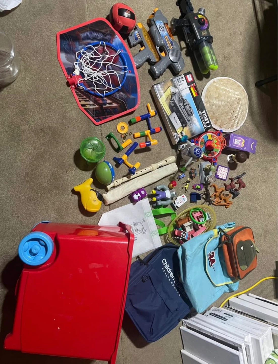 Mixed Toys: Puzzle, Guns, building blocksTank