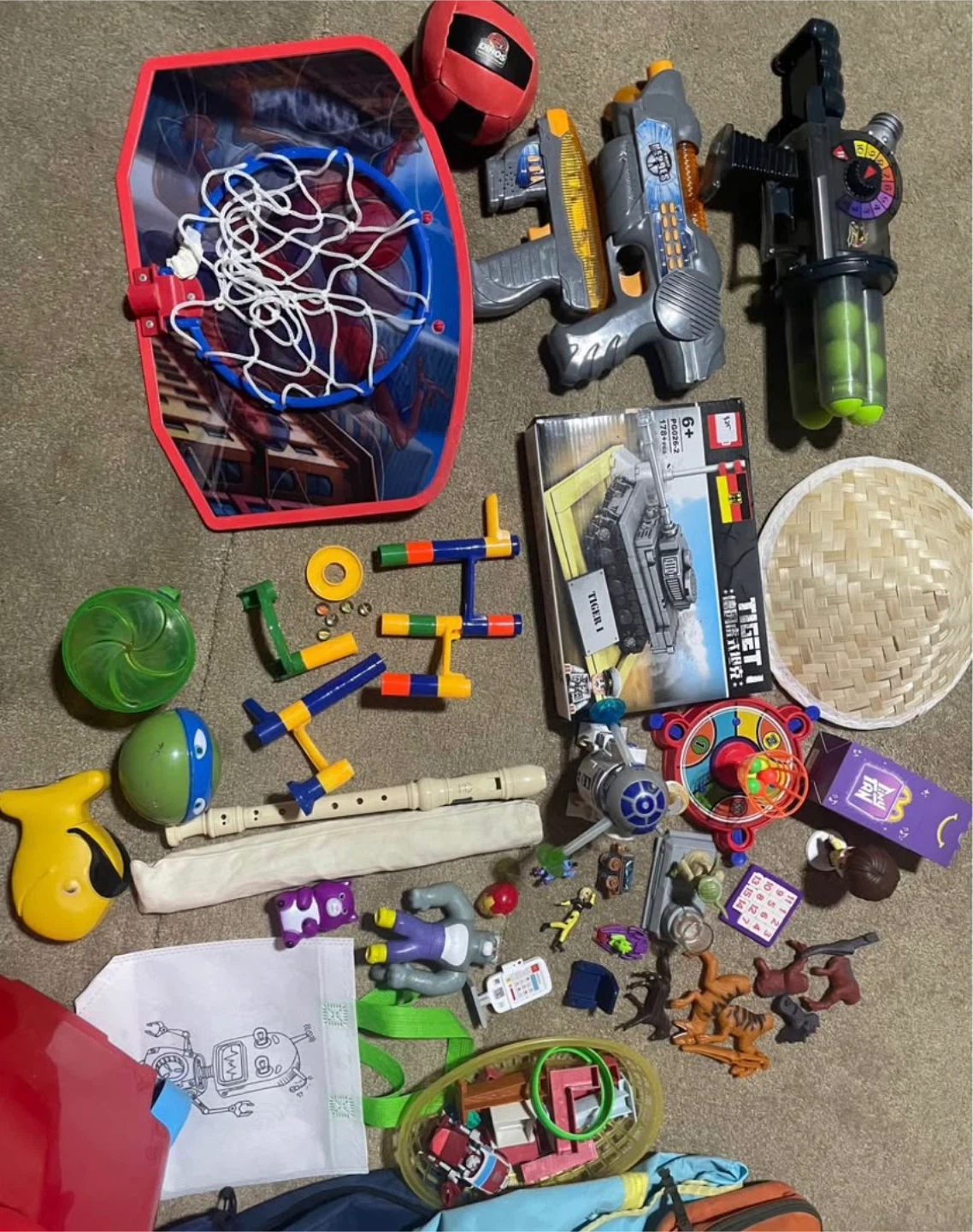 Mixed Toys: Puzzle, Guns, building blocksTank - photo 2