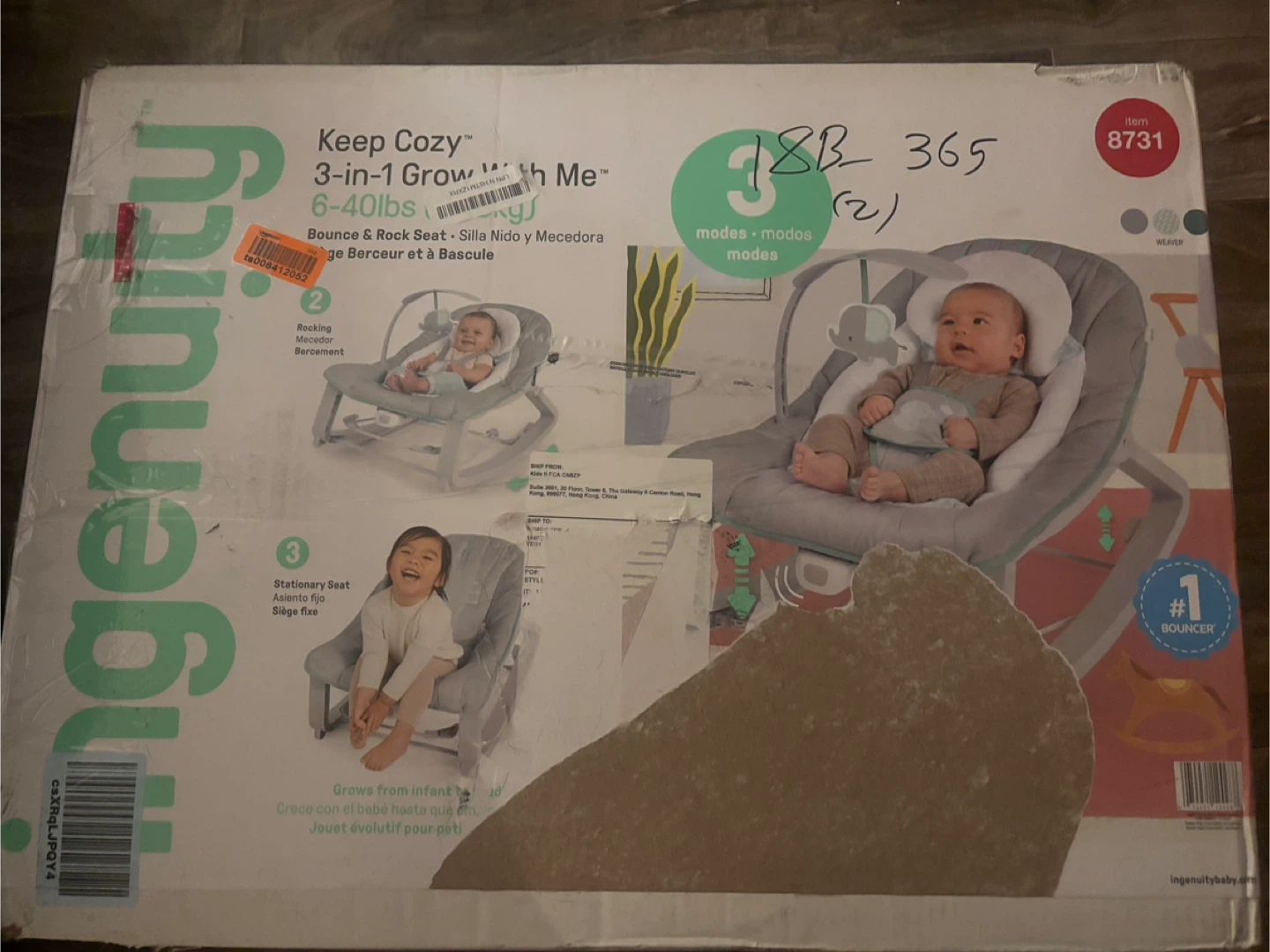 Ingenuity Keep Cozy 3-in-1 Grow With Me Seat