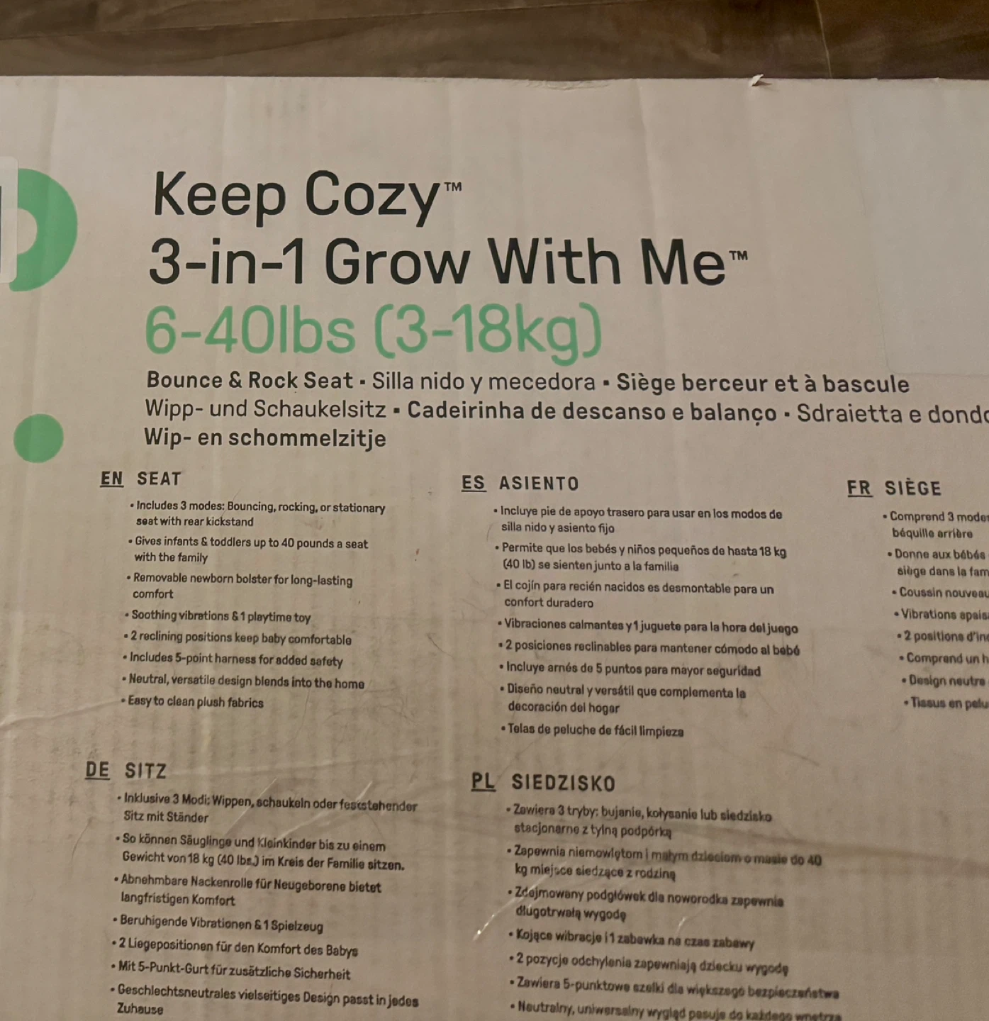 Ingenuity Keep Cozy 3-in-1 Grow With Me Seat - photo 3