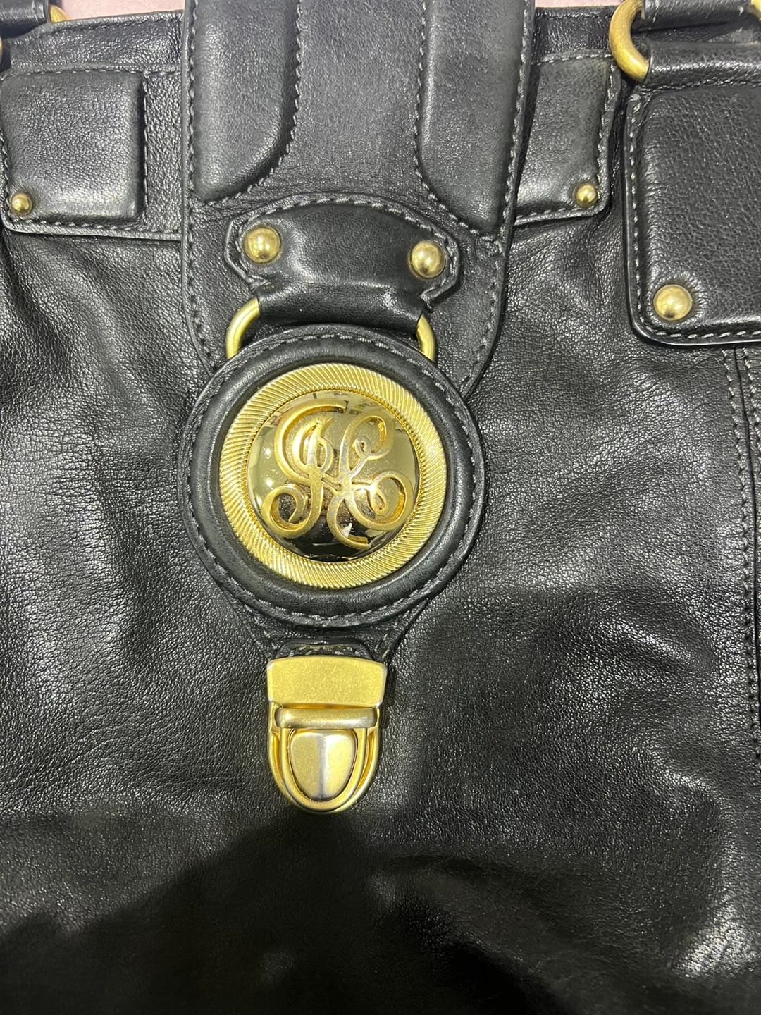 Juicy Couture Black Leather Tote Bag - photo 4