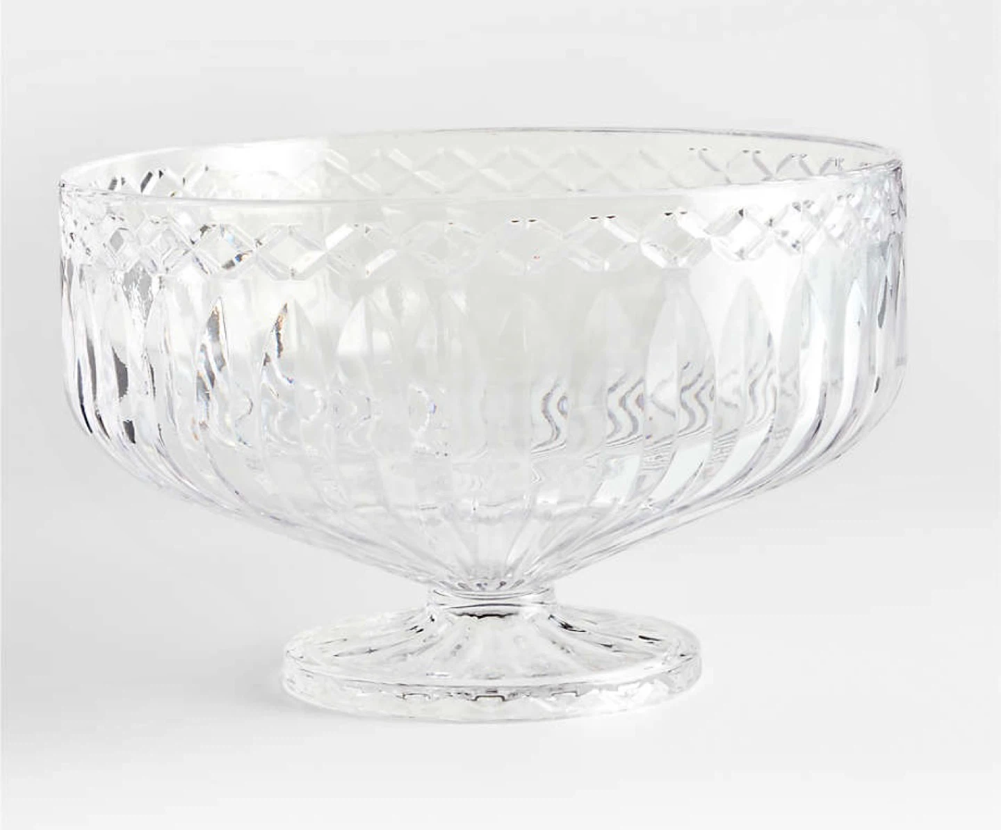 Hobnail Footed Punch Bowl - Crate & Barrel - photo 4