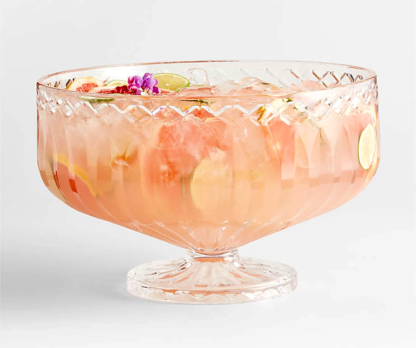 Hobnail Footed Punch Bowl - Crate & Barrel - photo 5
