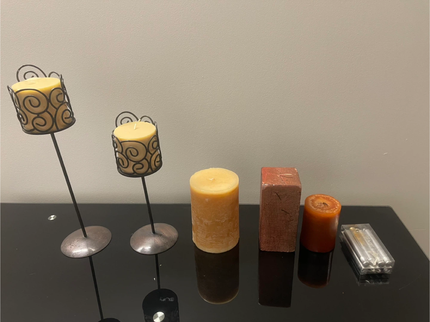 Assorted Candles and Candle Holders 🥕