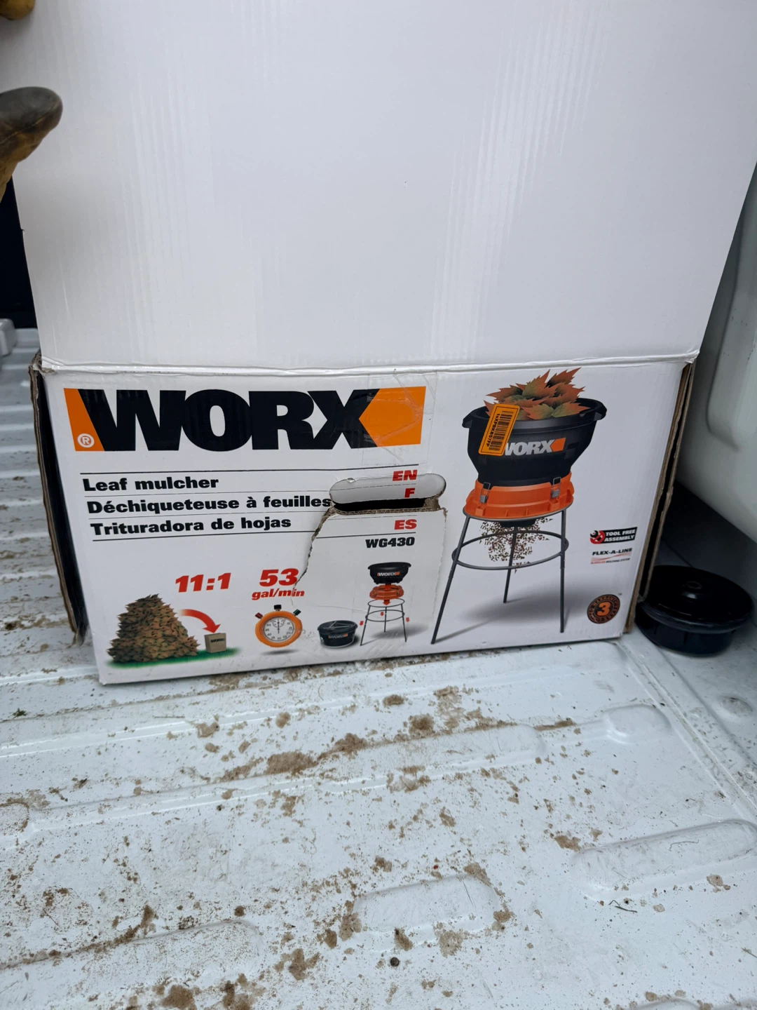 WORX Leaf Mulcher Shredder WG430 - photo 2