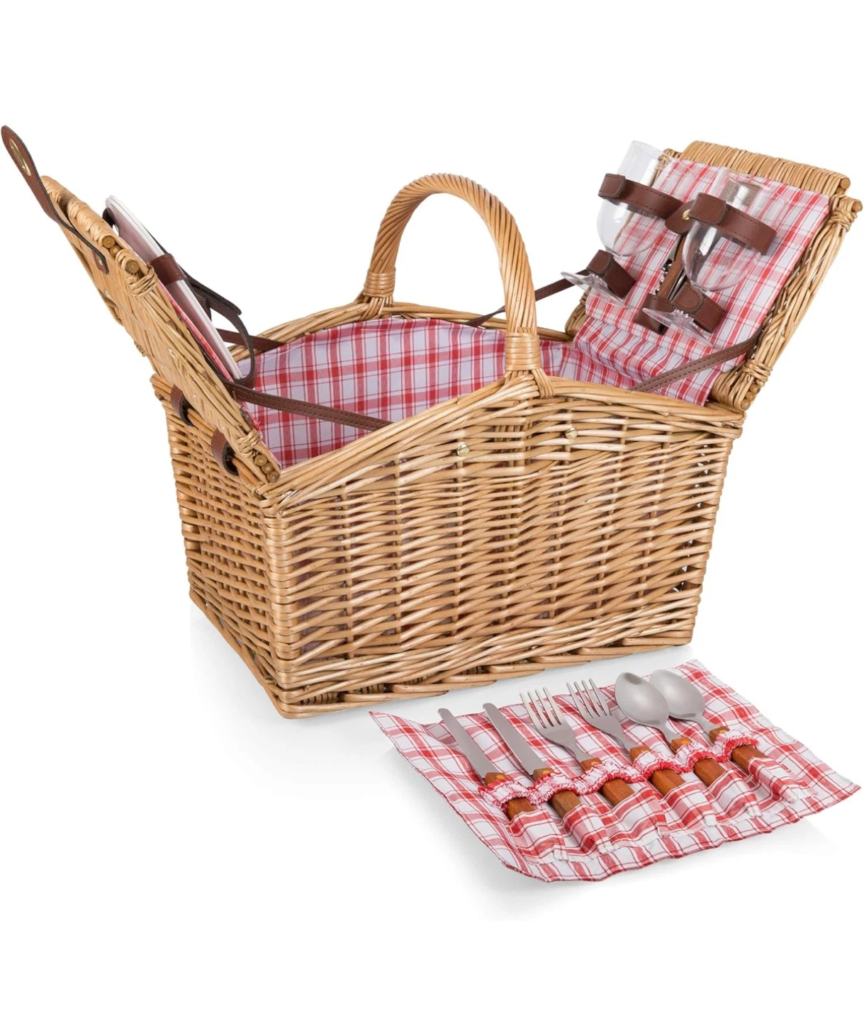 Picnic Basket with Utensils