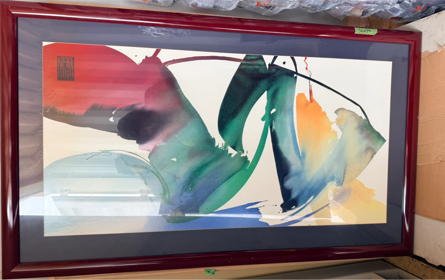 Kittrel Abstract Framed Art 56x34