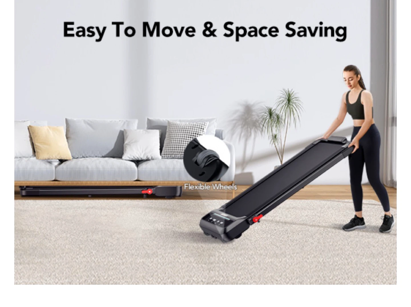 2 in 1 Folding Treadmill - Space Saving - photo 5