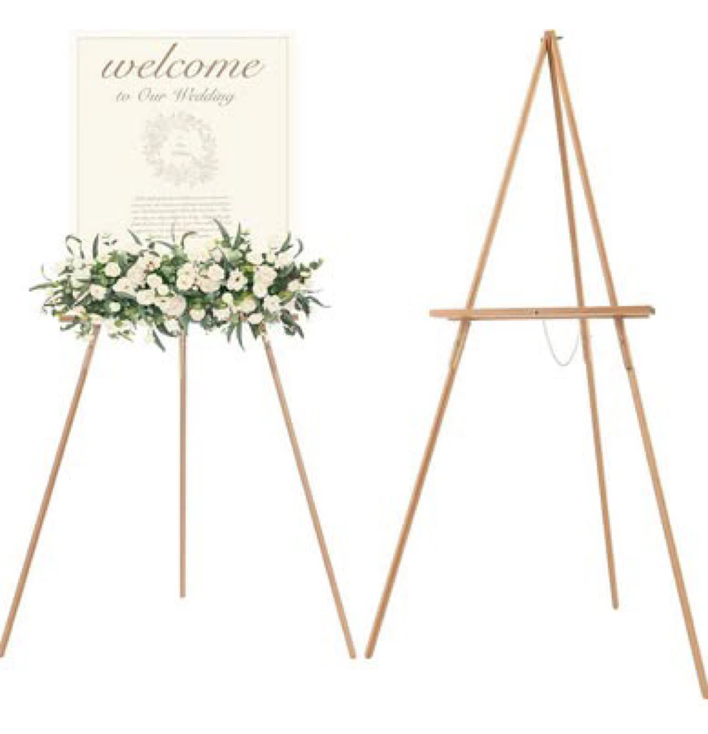 Wooden Tripod Easel Stand