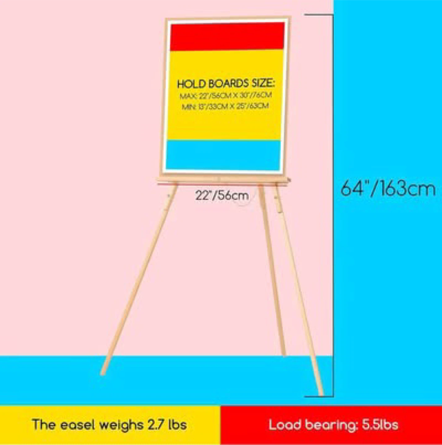 Wooden Tripod Easel Stand - photo 5