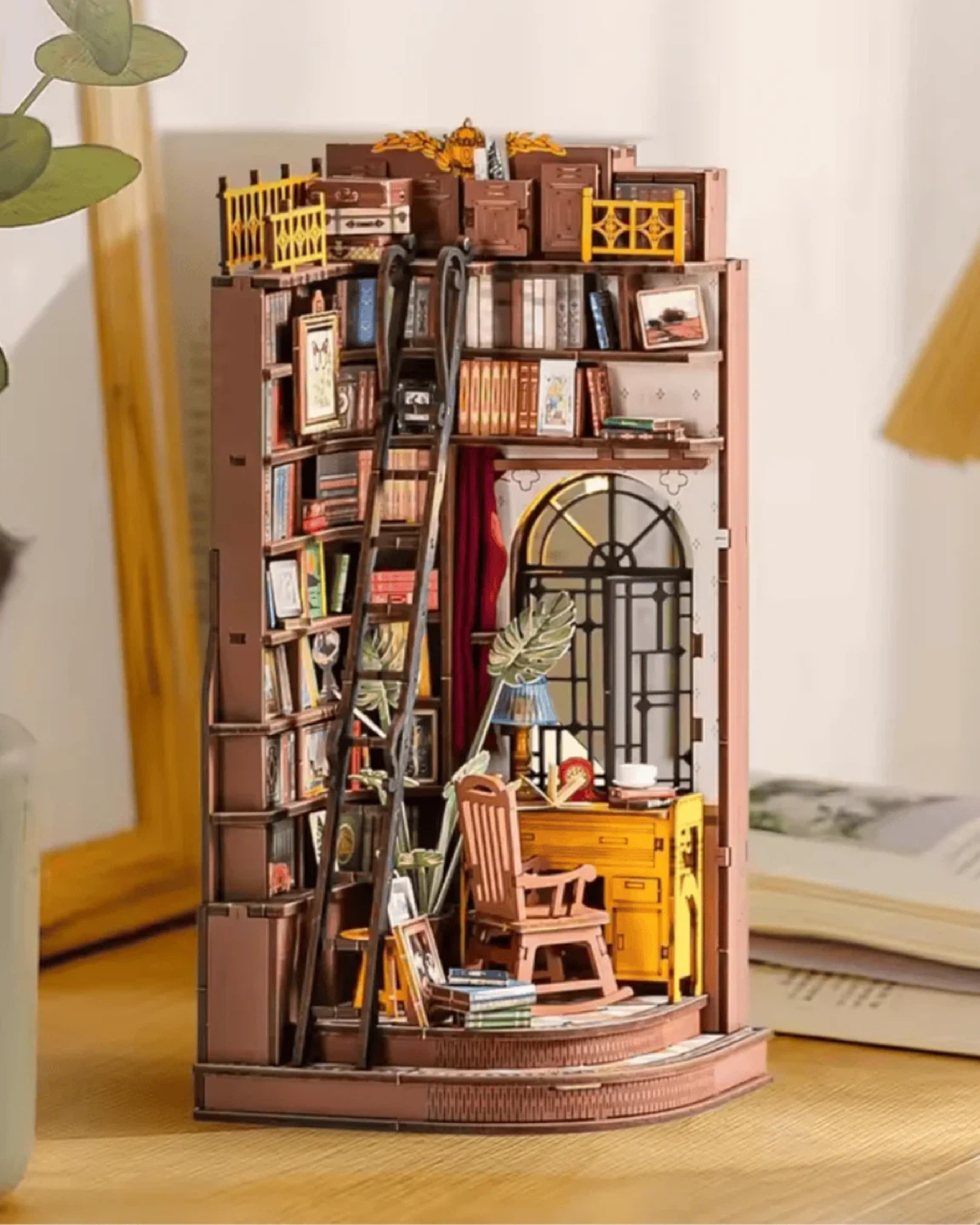 🥕Rolife Book Nook & Wonderland - Silent Corner Study