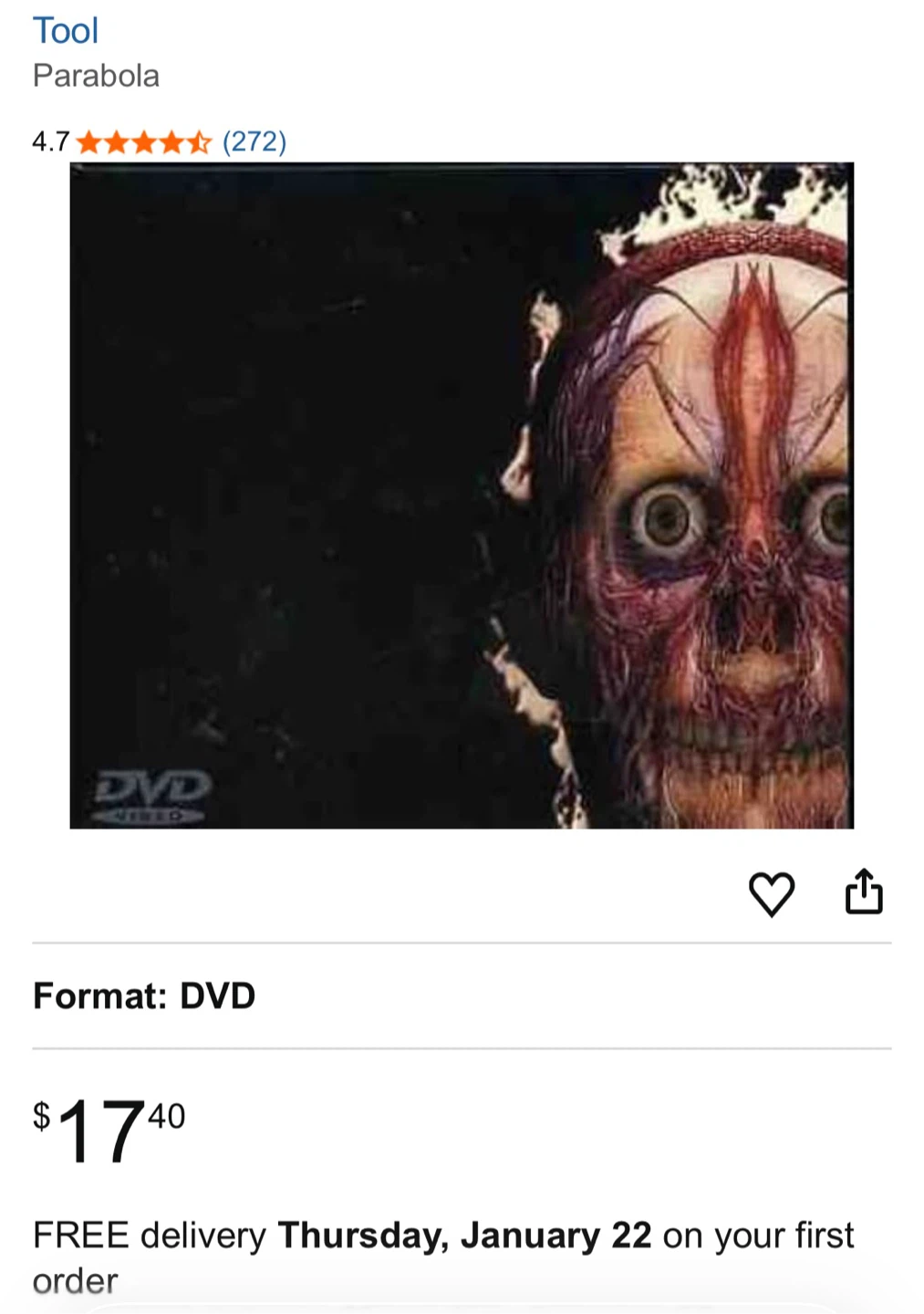 Tool Parabola DVD - Unopened - photo 4