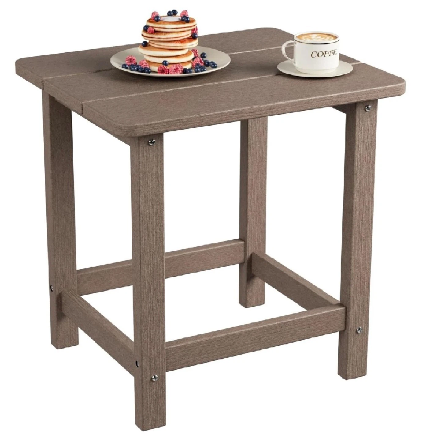 New in Box Square Outdoor Side Table Durable