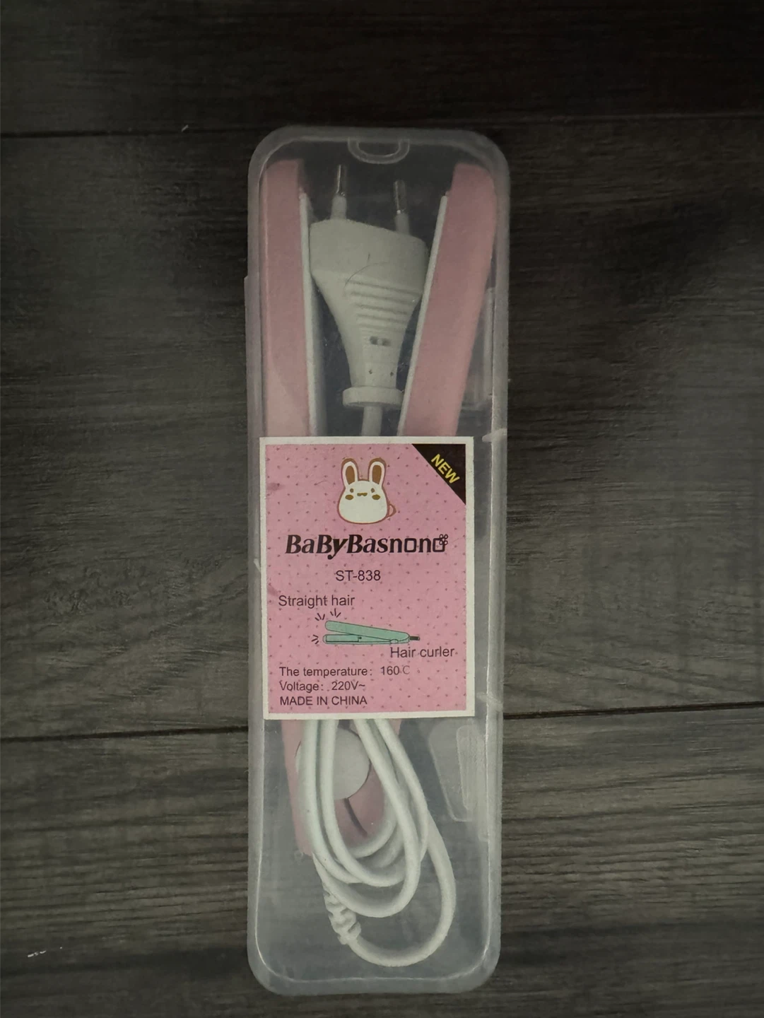 BabyBasnon Hair Straightener - New
