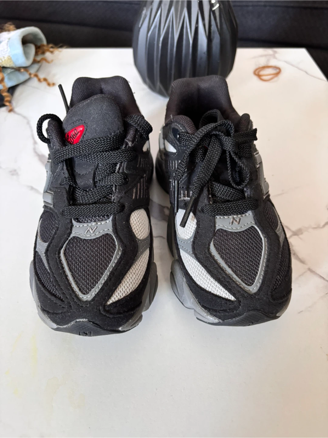 New Balance 9060 Kids Sneakers - Black/Grey - photo 3