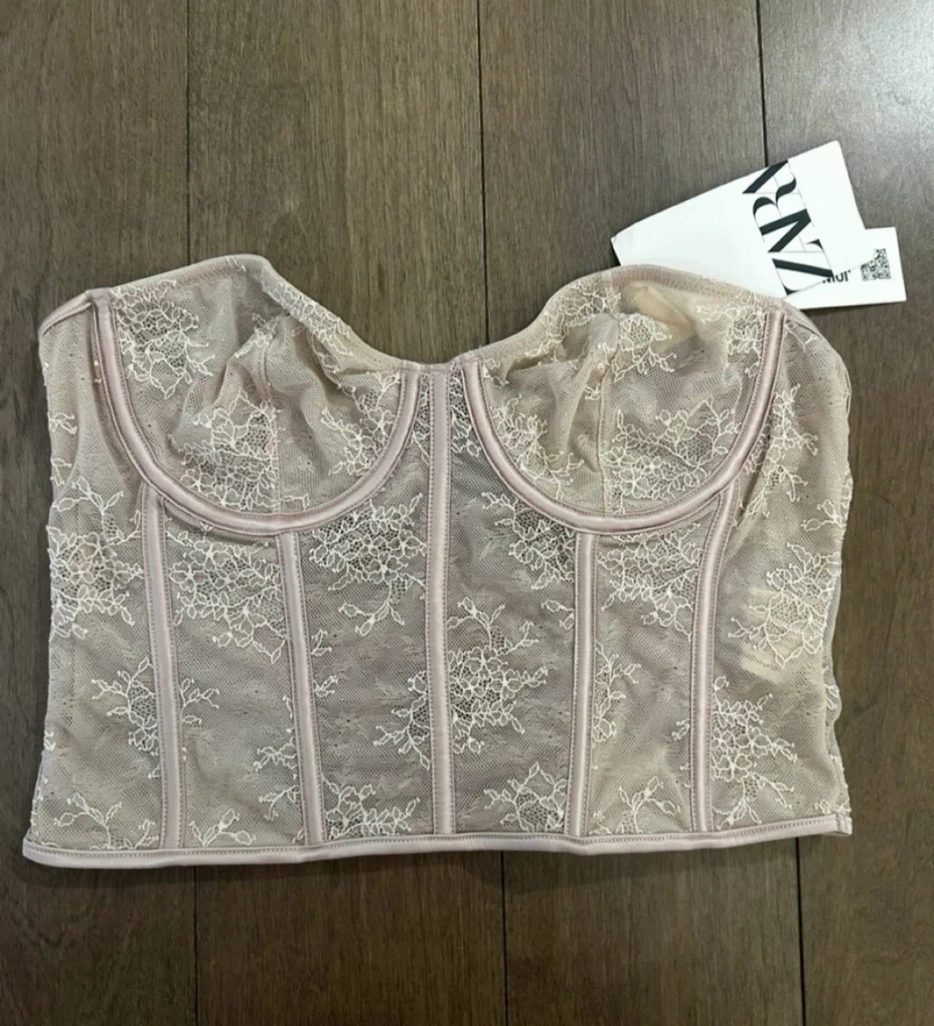 NEW Zara Lace Corset Top