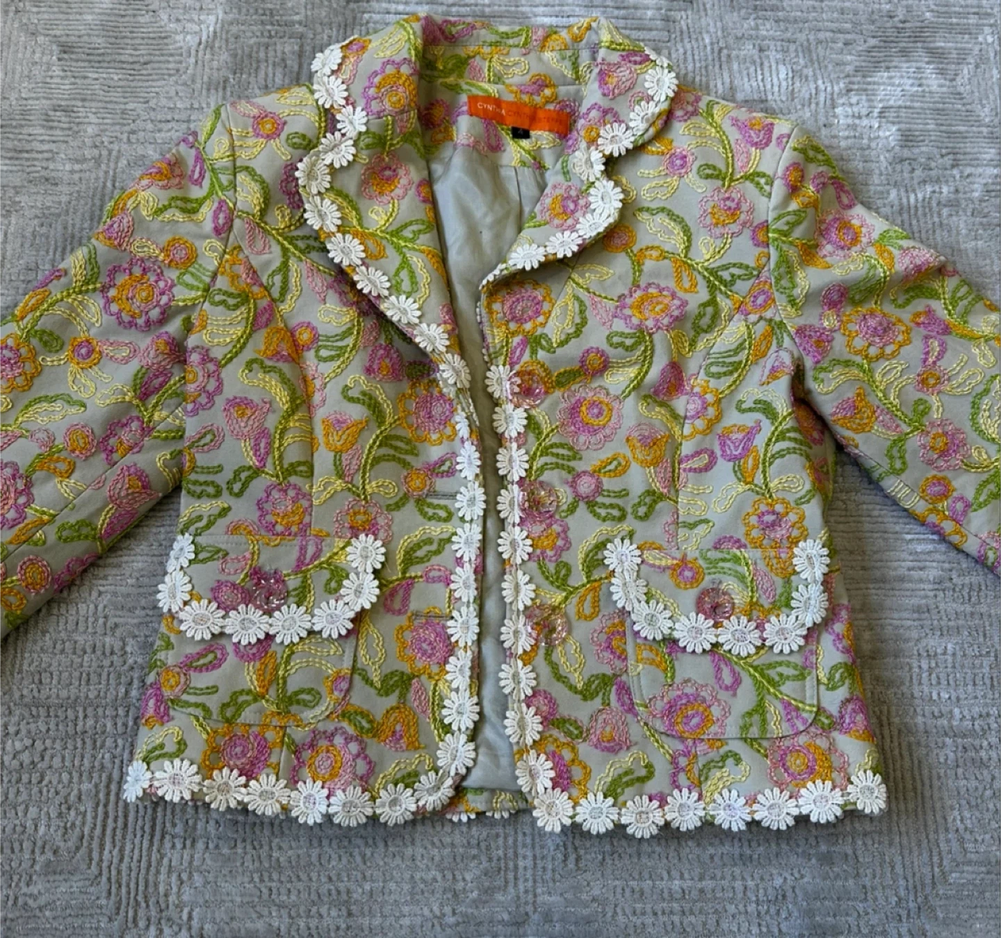 Cynthia Cynthia Steffe Floral Jacket - Size 4