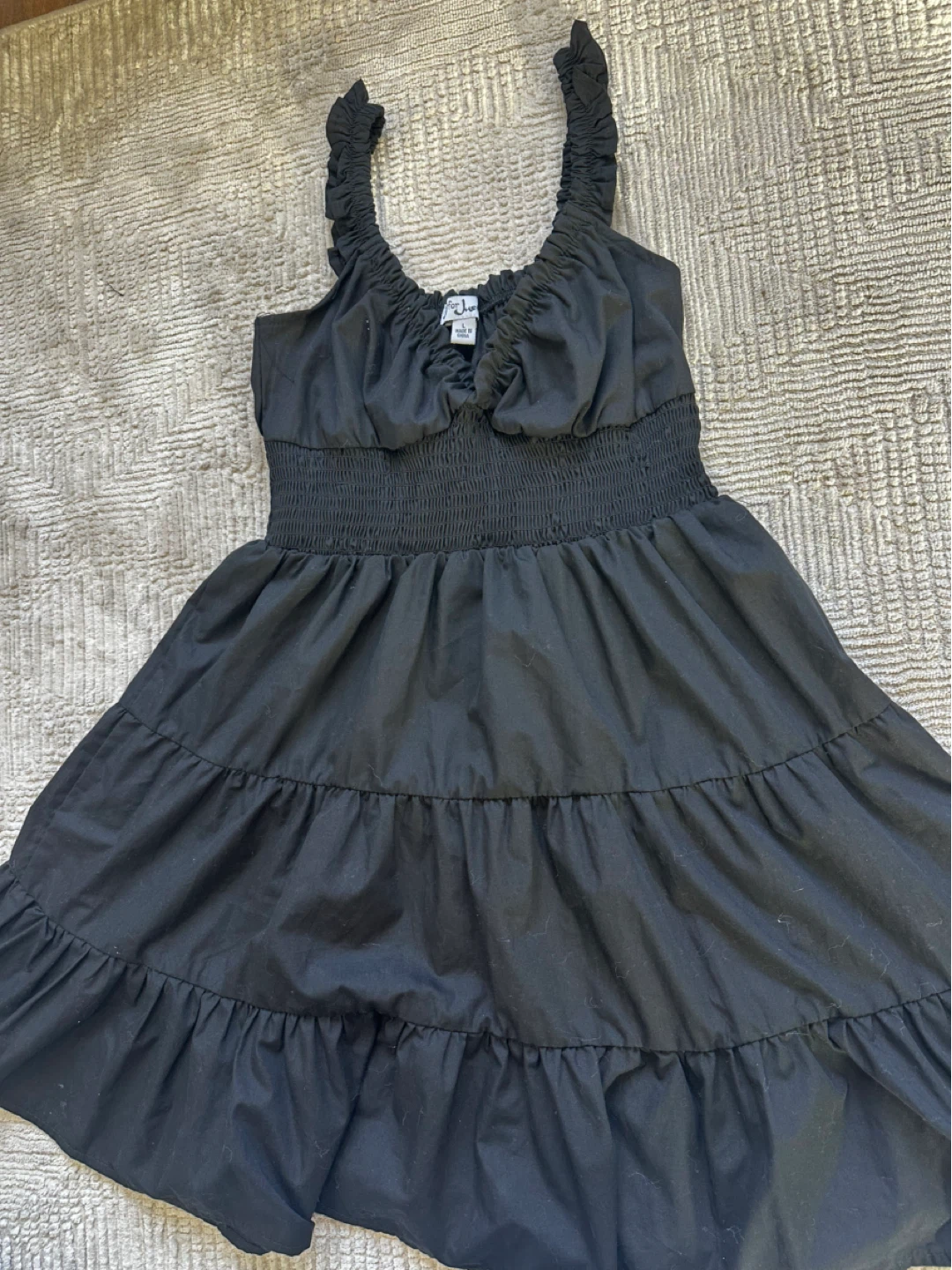 Tiered Black Dress - photo 2