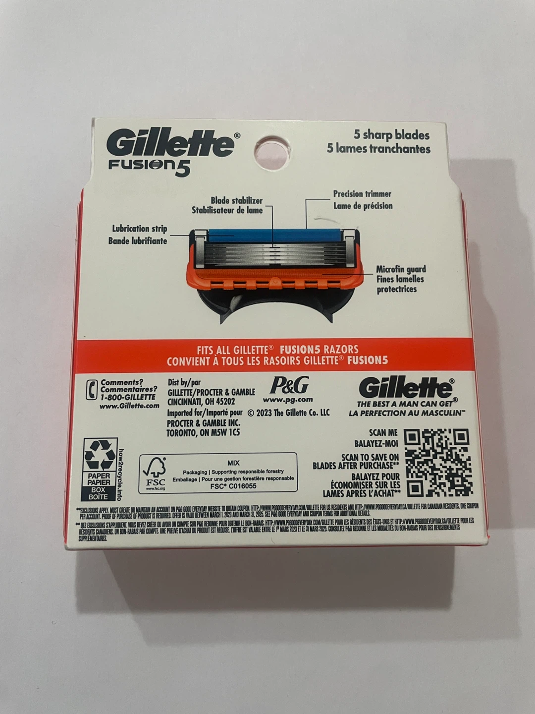 Gillette Fusion5 Razor Cartridges - 8 Count - photo 2