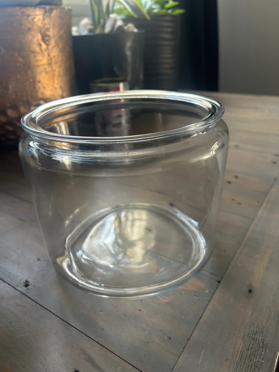 Large Glass Jar - storage/decorative
