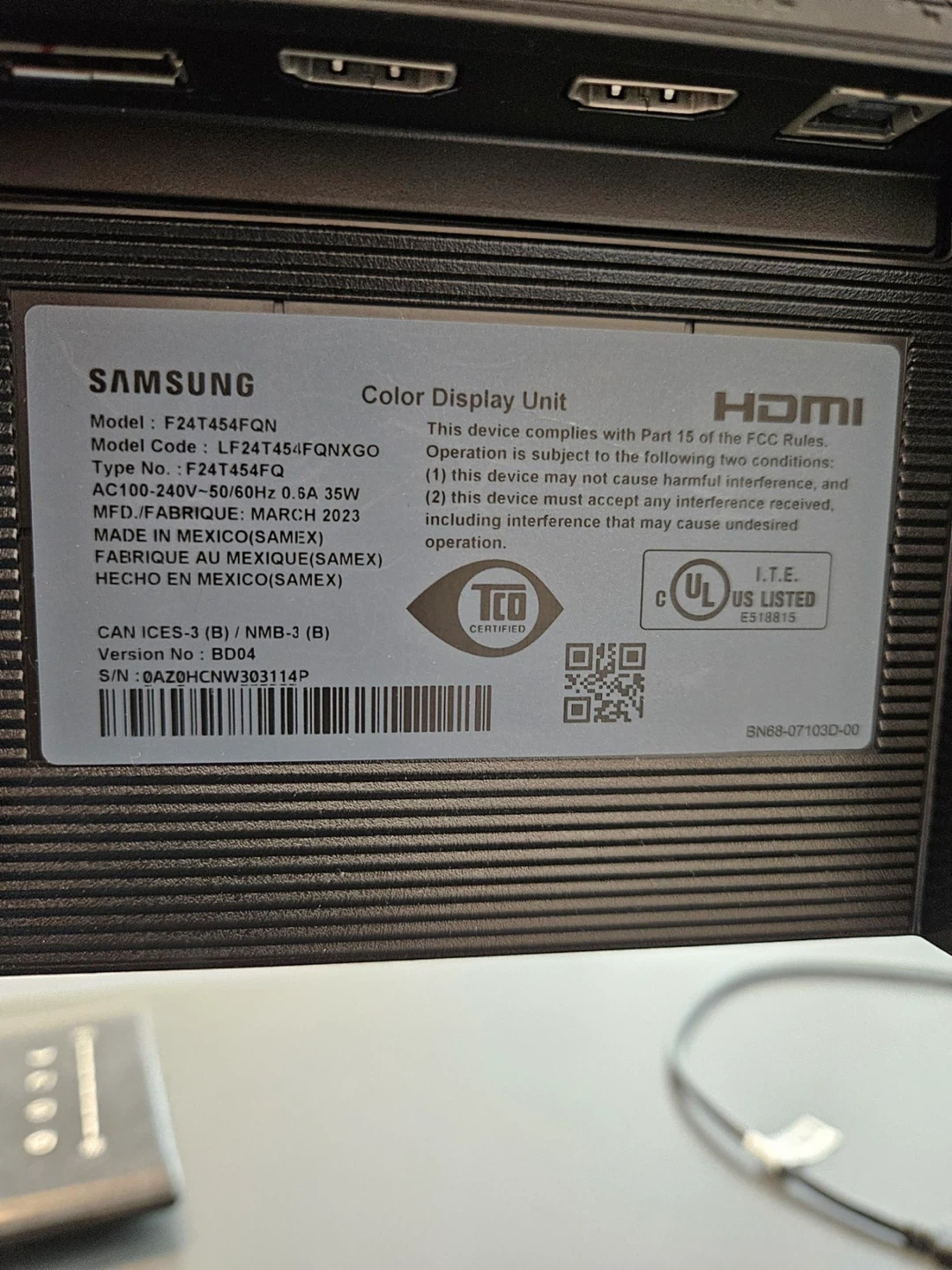 Samsung F24T454FQN 24" Monitor - photo 2