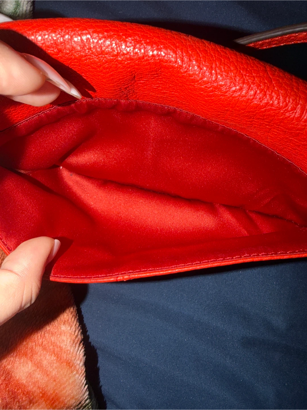 Coach Red Leather Bag - photo 3