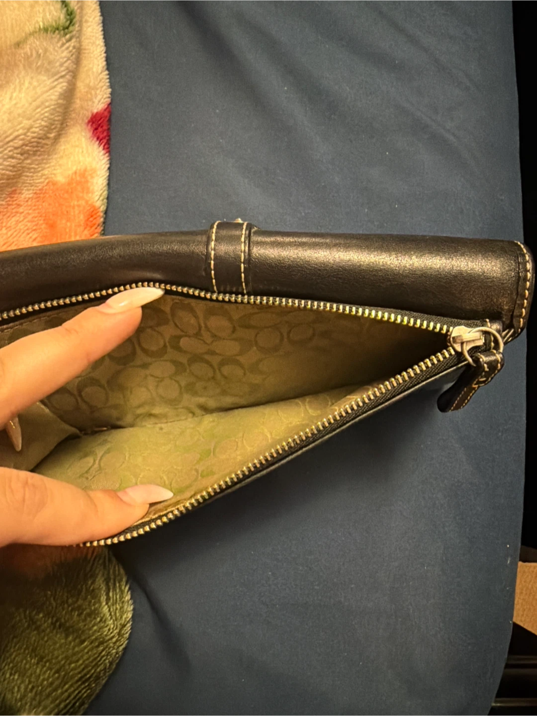 Coach Black Leather Wallet - photo 4